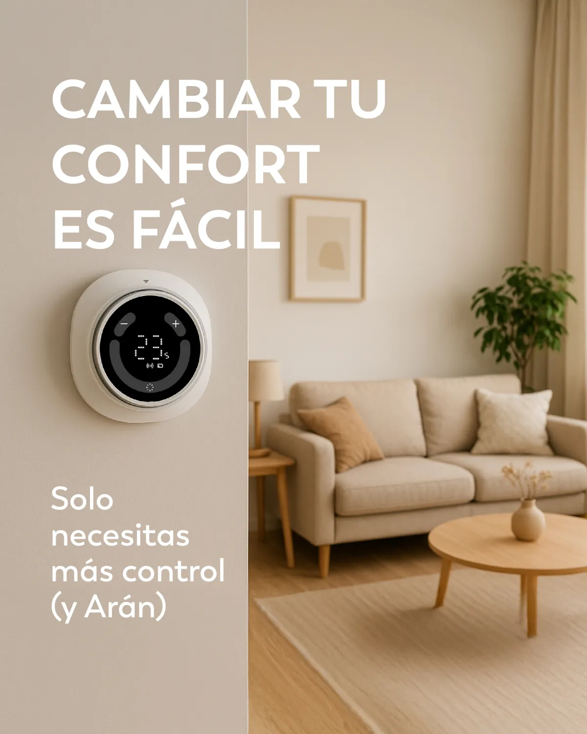 Portada: cambiar tu confort es fácil.